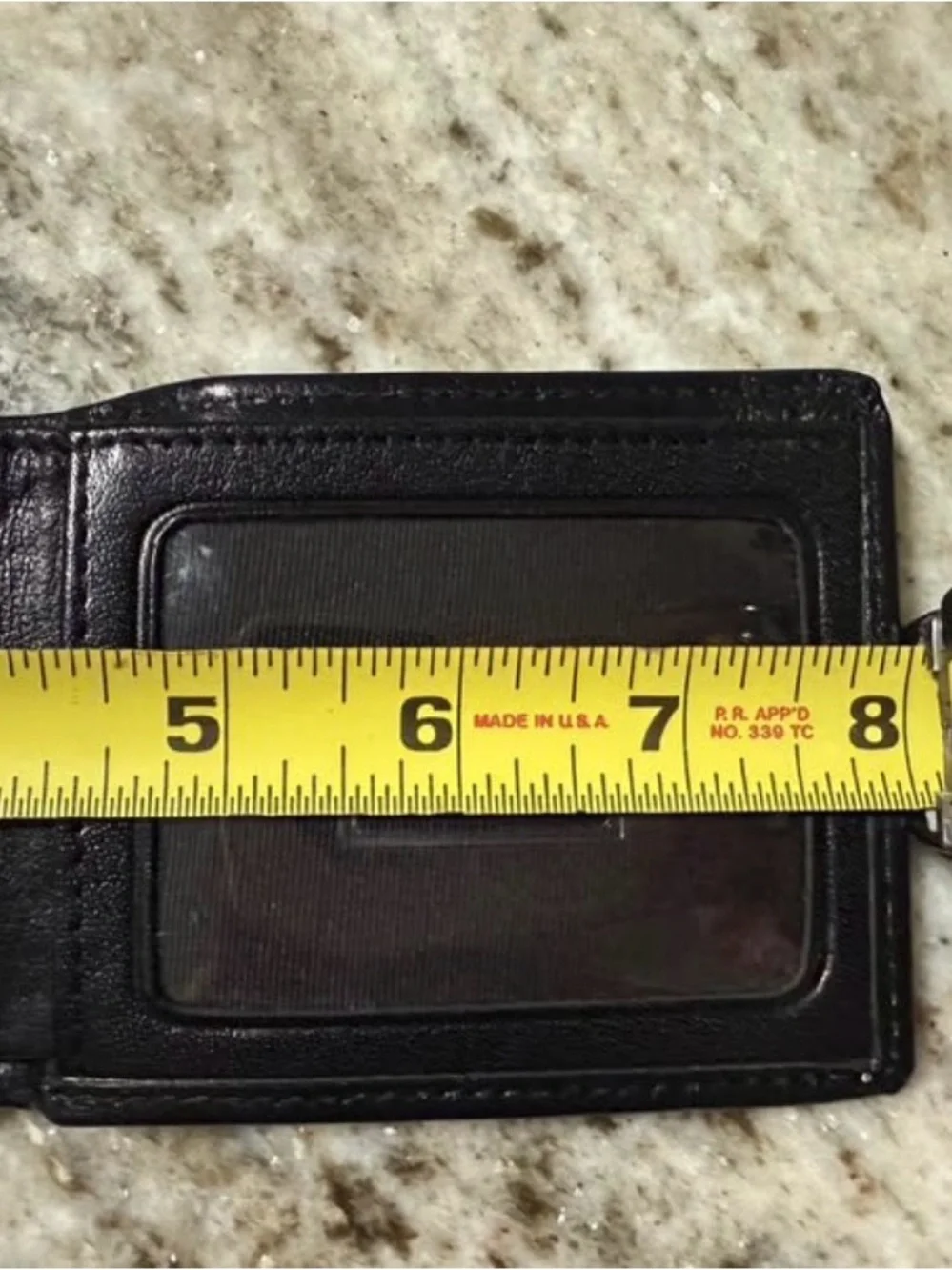 Calvin Klein Black Bifold Wallet ID Window Card Holder